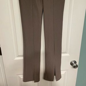 Zara ribbed flare leggings